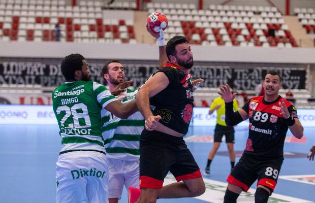 DINAMO - SPORTING LISABONA 25-27. „Dulăii” au pierdut la debutul în EHF European League!