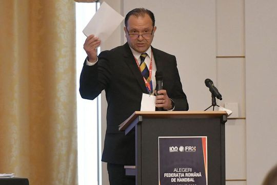 Constantin Din, președinte al handbalului românesc, Foto: Cristi Preda (GSP)