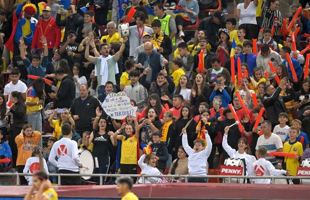 Unde se joacă România - Elveția » Anunțul FRF: „Copiii sub 14 ani au acces gratuit în cele două tribune”