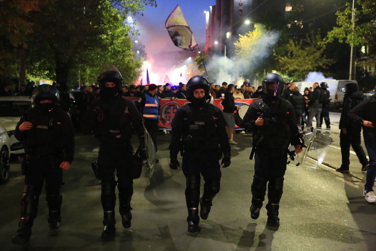 Corteo FCSB, imagini surprinse de Ionuț Iordache în drumul spre Arena Națională