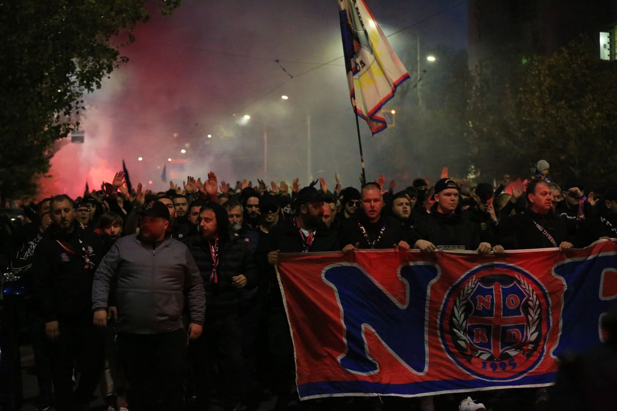 Corteo FCSB, imagini surprinse de Ionuț Iordache în drumul spre Arena Națională