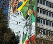 Chipiul lui Vinicius, dar și al lui Pele, mural de senzație în București