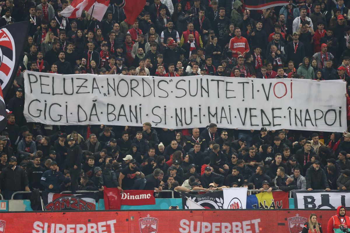 Peluza Nord a FCSB-ului, mesaj pentru fanii Stelei după victoria din derby-ul cu Dinamo: „Stadioanele goale aduc bucurie doar celor care comit abuzuri!”