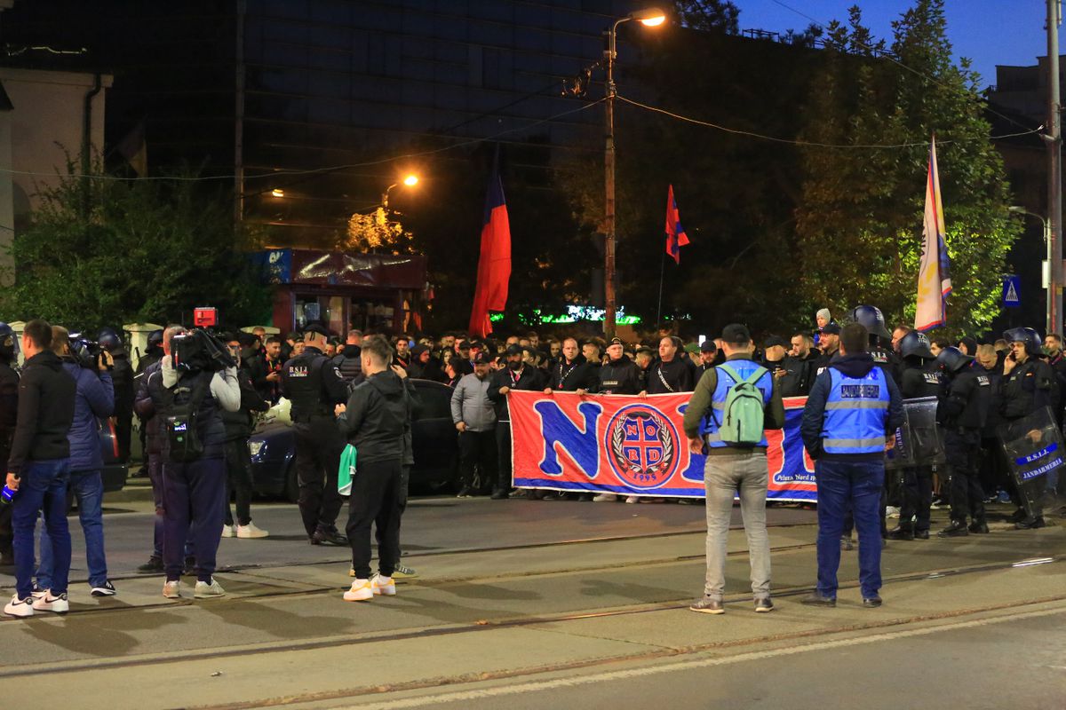 Corteo FCSB, imagini surprinse de Ionuț Iordache în drumul spre Arena Națională