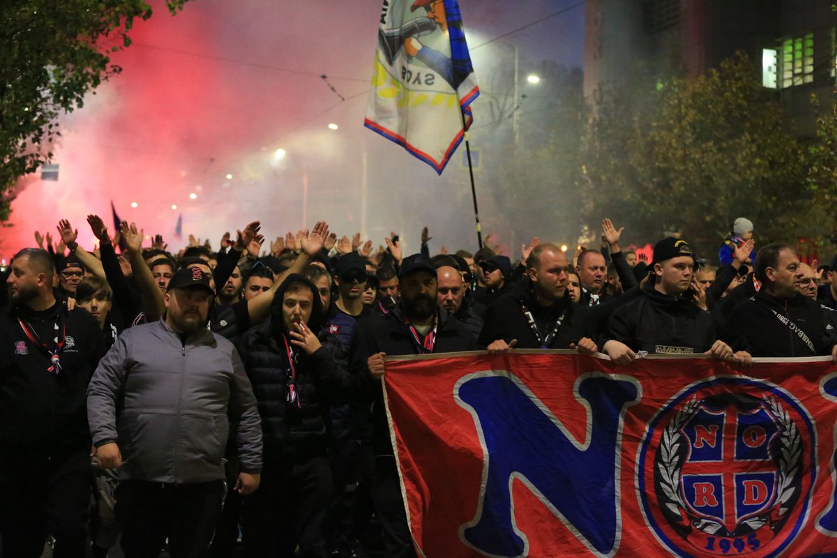 Corteo FCSB, imagini surprinse de Ionuț Iordache în drumul spre Arena Națională