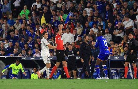 Antrenorul lui Getafe contestă eliminarea lui Nyom » Ce spun specialiștii în arbitraj