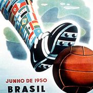 Afișul Cupei Mondiale din 1950