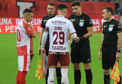 Catălin Cîrjan și Alex Dobre, căpitani la Dinamo și Rapid // FOTO: Ionuț Iordache (GSP)