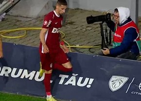 Moment uluitor în Petrolul - CFR Cluj! A avut o criză de nervi și aproape i-a distrus laptopul unui fotograf