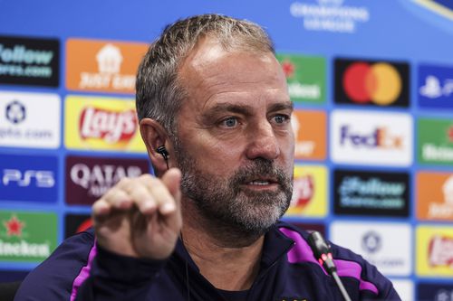 Hansi Flick, antrenorul Barcelonei. Foto: Imago