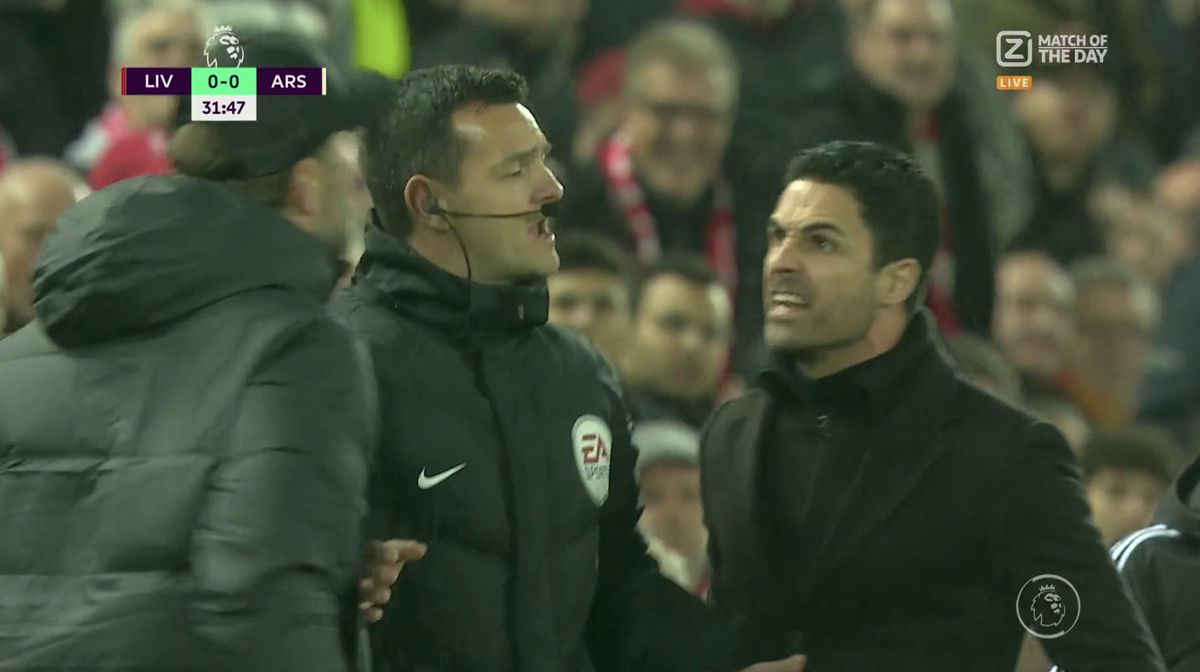 Liverpool a zdrobit-o pe Arsenal, într-un meci în care Klopp și Arteta au fost la un pas de bătaie