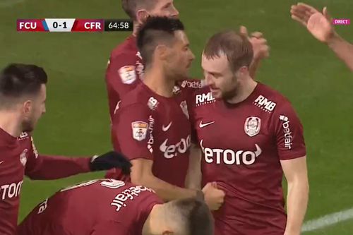 CFR Cluj a învins-o pe FCU Craiova, scor 2-0, în prima etapă a returului din Liga 1.