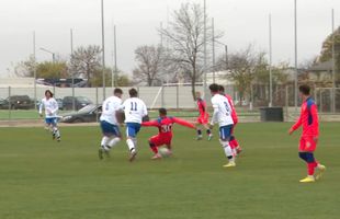 Derby încins în Liga de Tineret sub ochii lui Mihai Pintilii » FCSB a pierdut la limită, 2-3, cu Farul