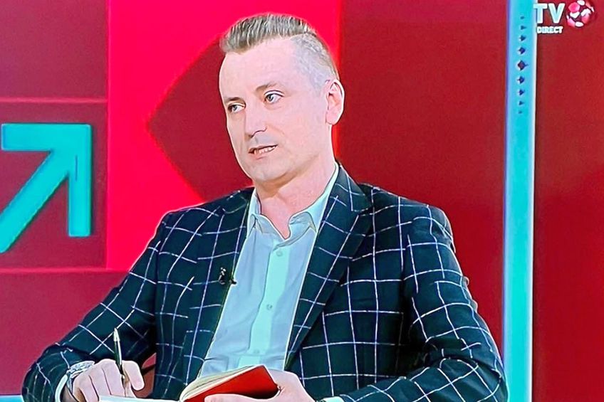 Cătălin Țepelin, la emisiunea „Studio Mondial” / Captură TVR