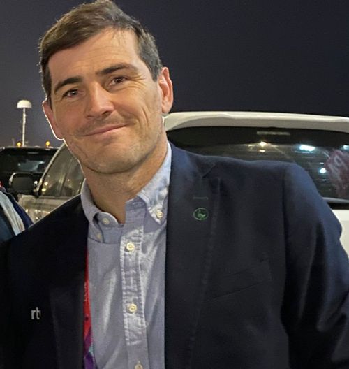 Iker Casillas, în decembrie 2022, la Mondialul din Qatar