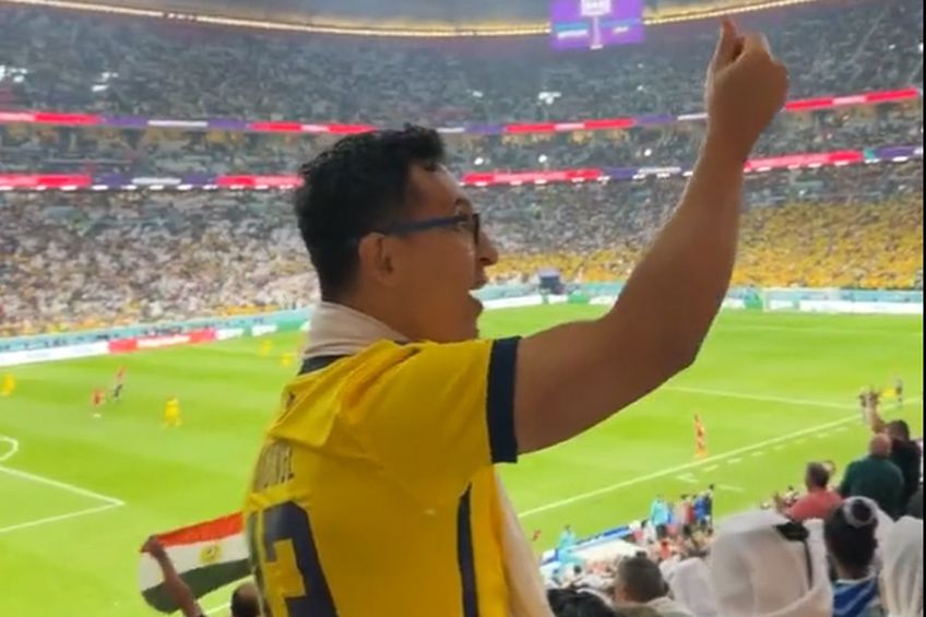 Gestul suporterului ecuadorian