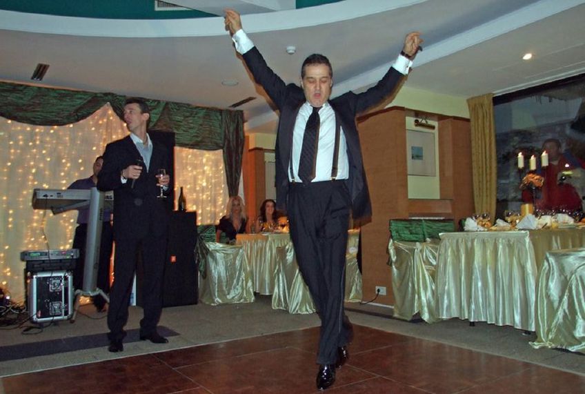 Nicu Grameni, alături de Gigi Becali