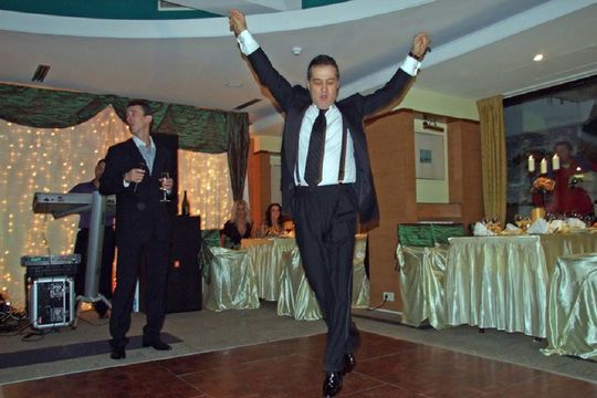 Nicu Grameni, alături de Gigi Becali