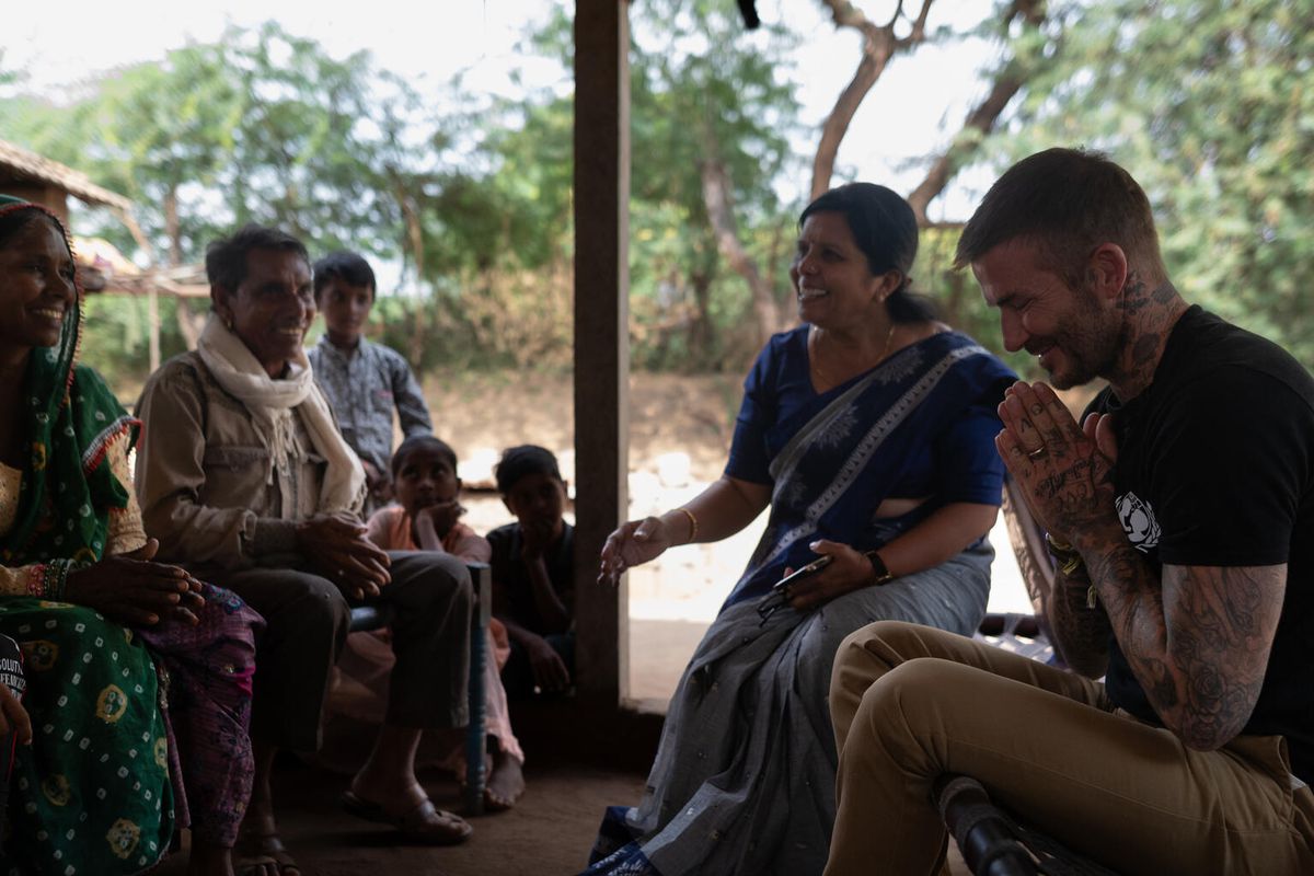 David Beckham, vizita in India