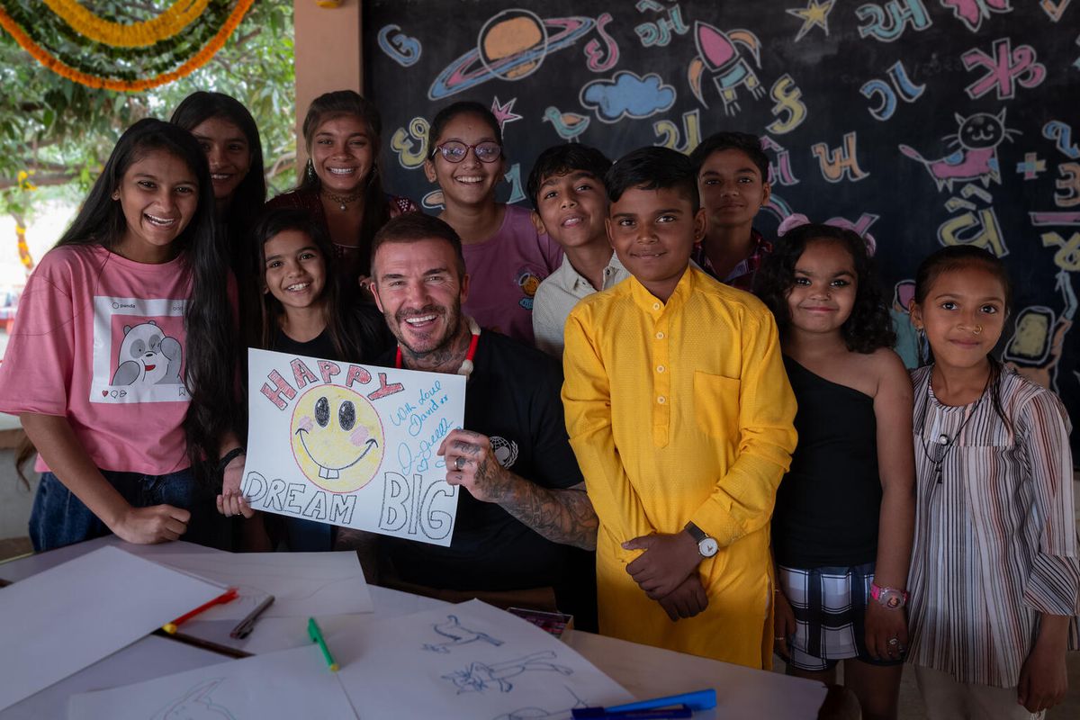 David Beckham, vizita in India