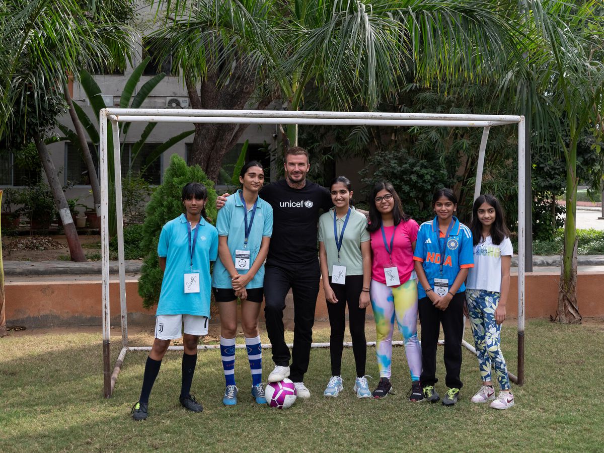 David Beckham, vizita in India