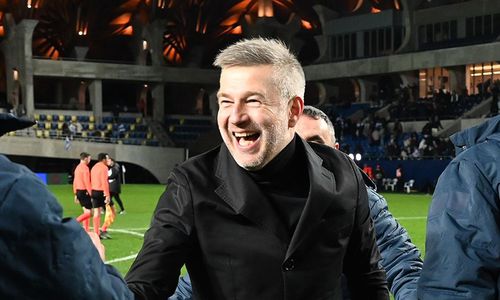 Edi Iordănescu, fericit după ce a calificat România la Euro 2024 FOTO: FRF