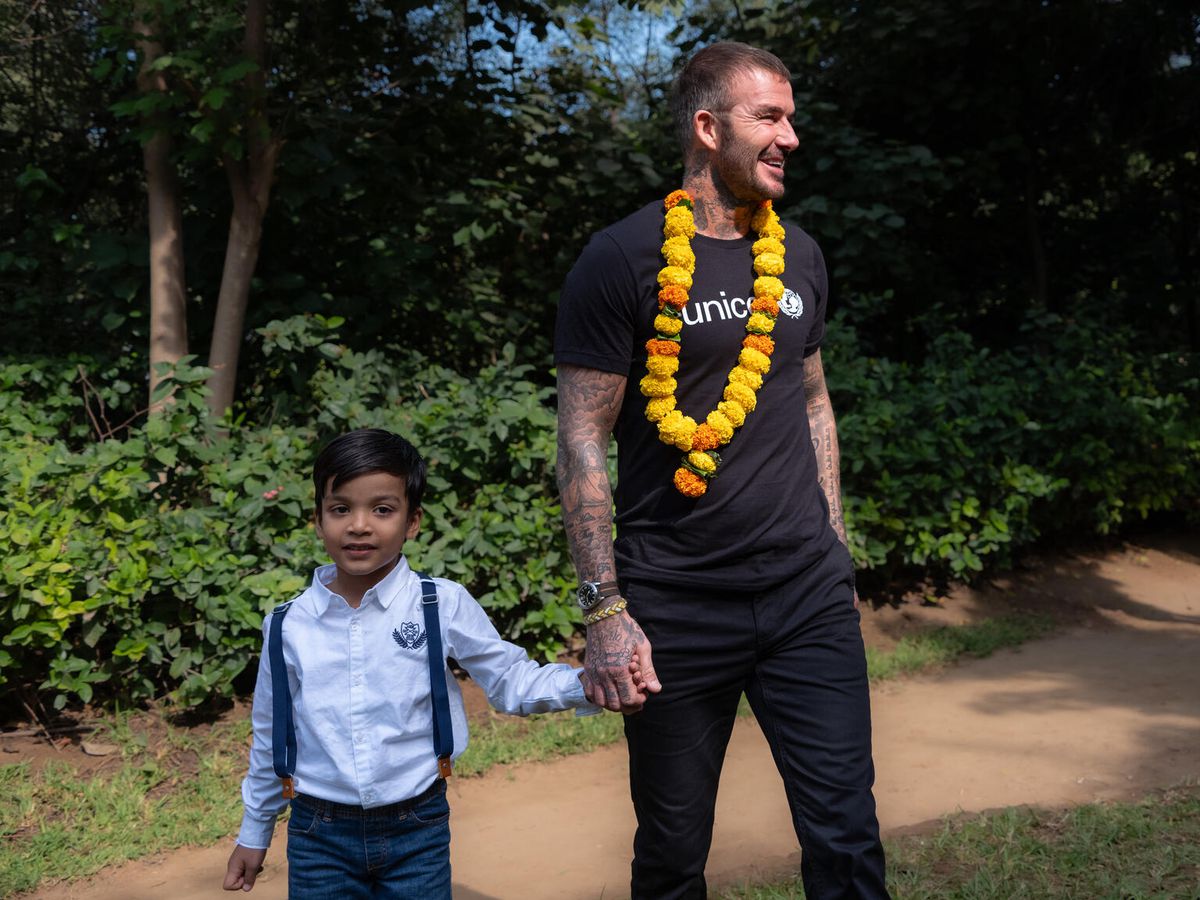 David Beckham, vizita in India