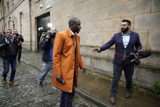 Benjamin Mendy, la tribunal, după ce a fost declarat nevinovat Foto: Guliver/GettyImages