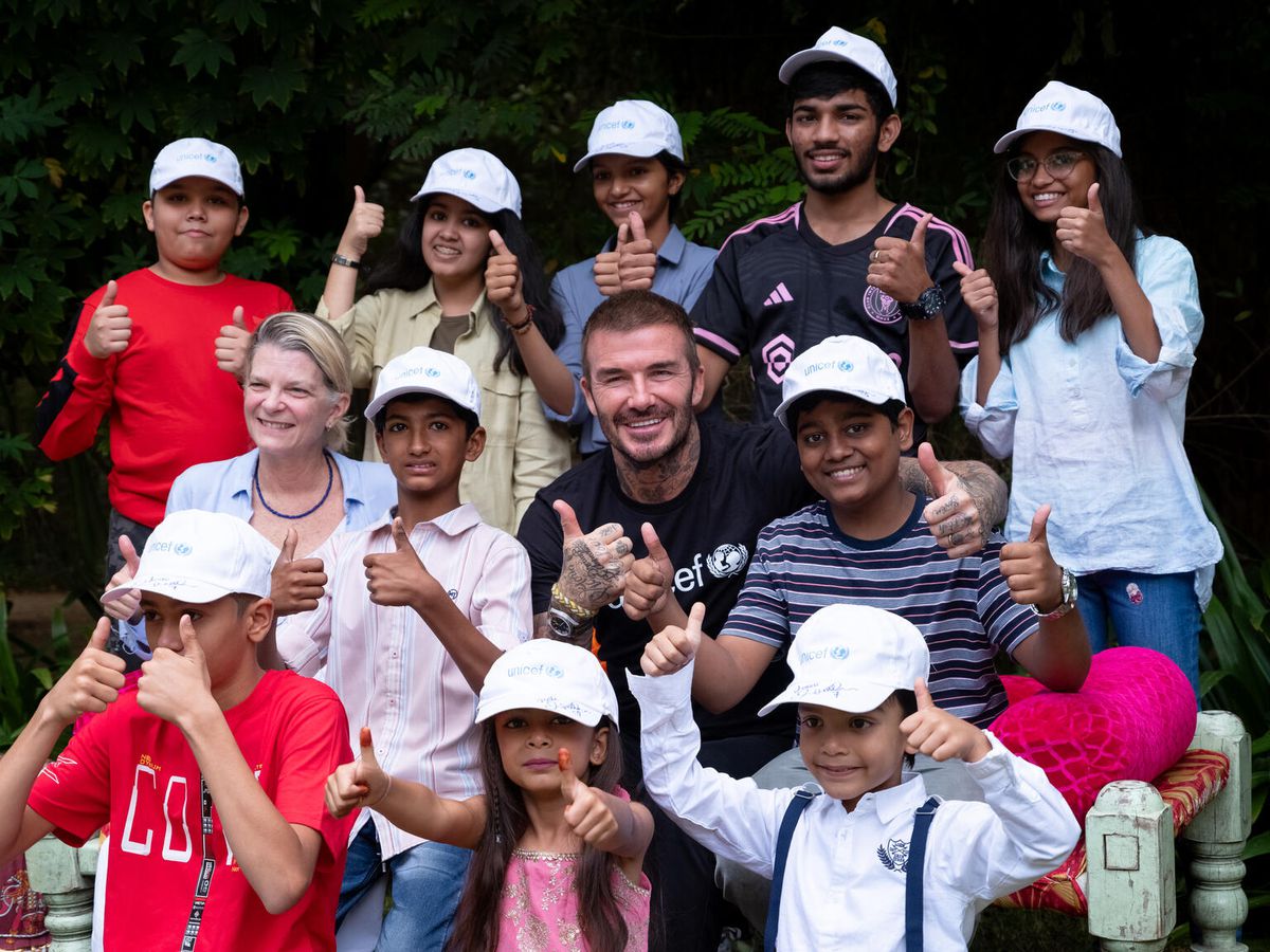 David Beckham, vizita in India