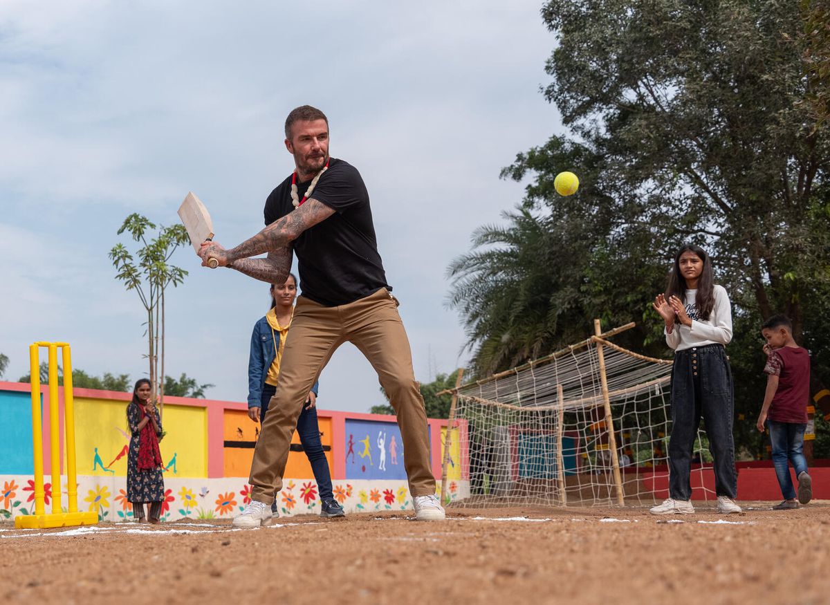 David Beckham, vizita in India
