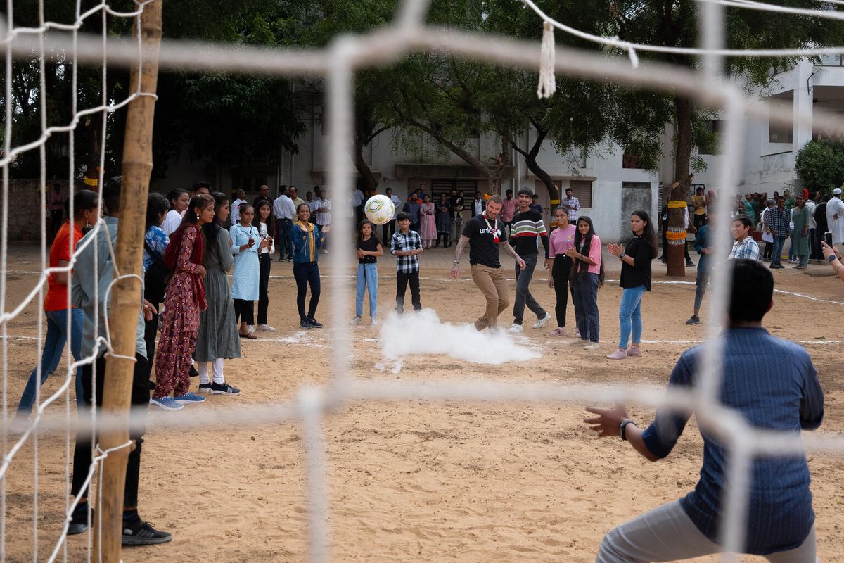 David Beckham, vizita in India