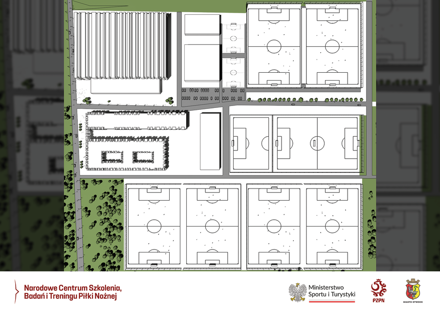 Polonia investește aproximativ 90 de milioane de euro ȋntr-un obiectiv unic ȋn Europa – Centrul Național de Formare, Cercetare și Instruire în Fotbal