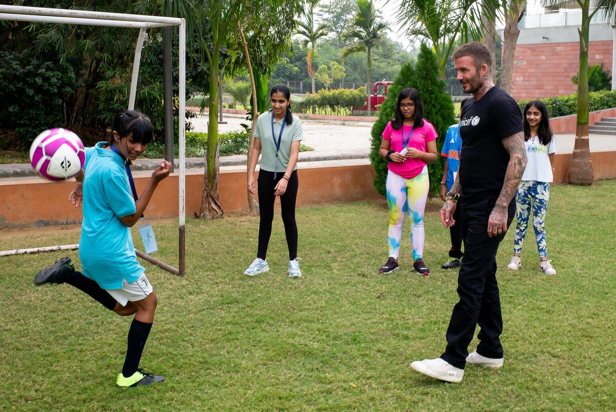 David Beckham, vizita in India