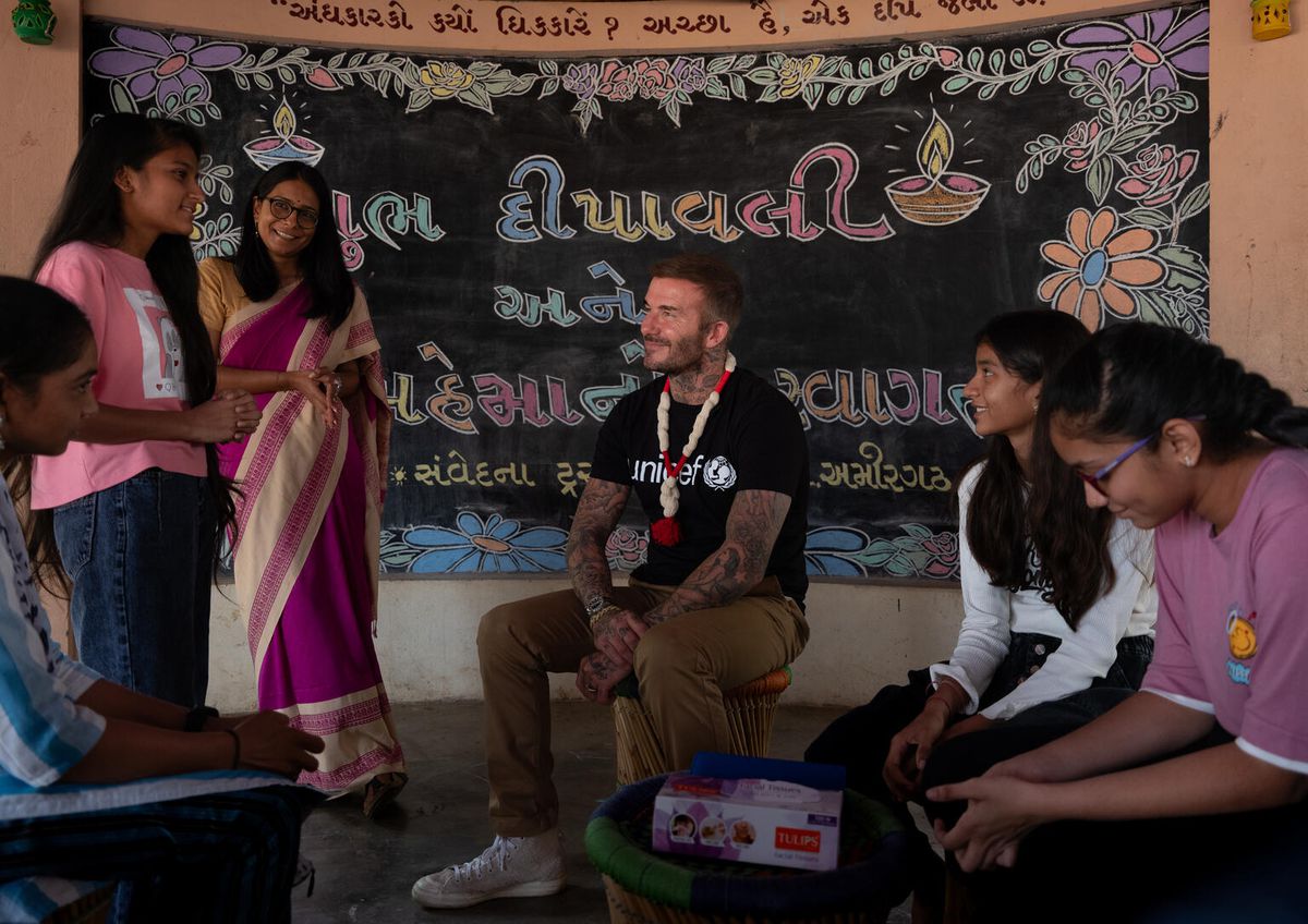 David Beckham, vizita in India