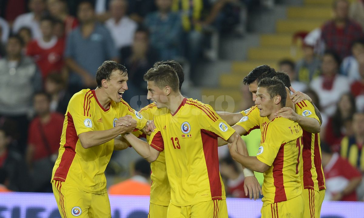 Gicu Grozav, gol in Turcia - Romania 0-1