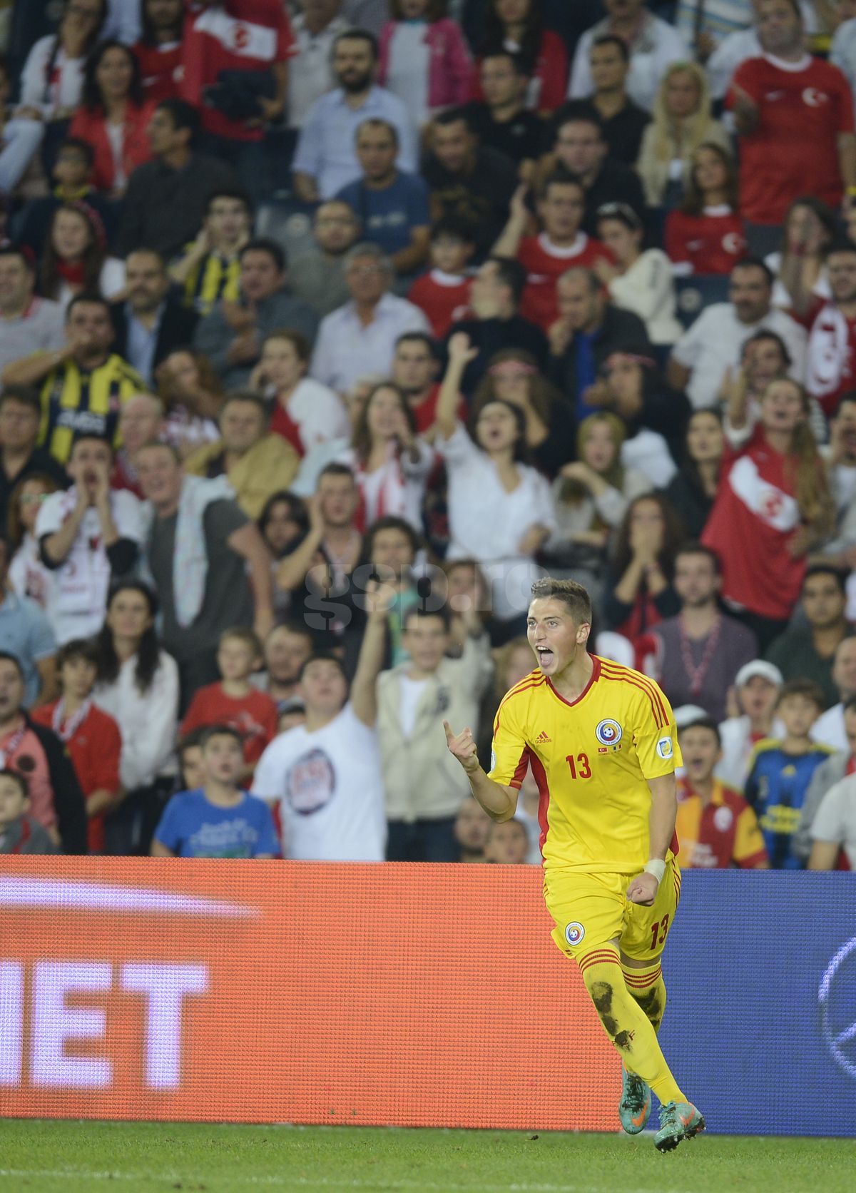 Gicu Grozav, gol in Turcia - Romania 0-1
