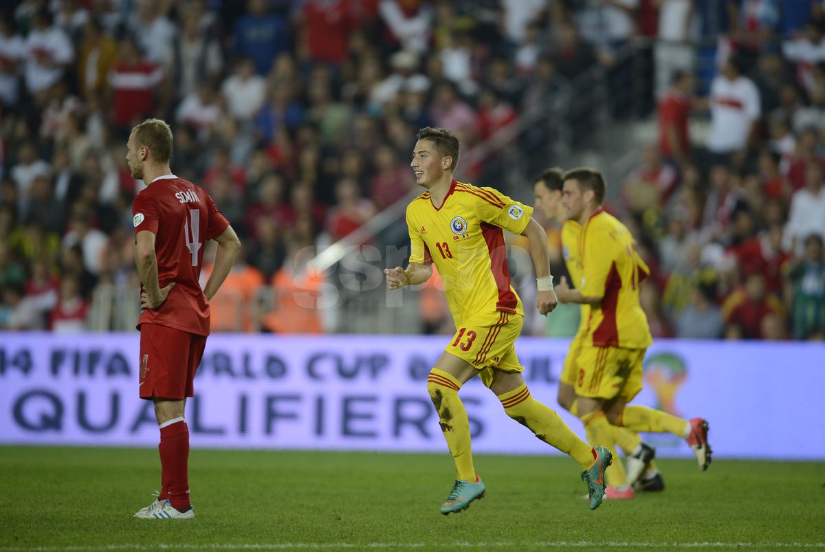 Gicu Grozav, gol in Turcia - Romania 0-1