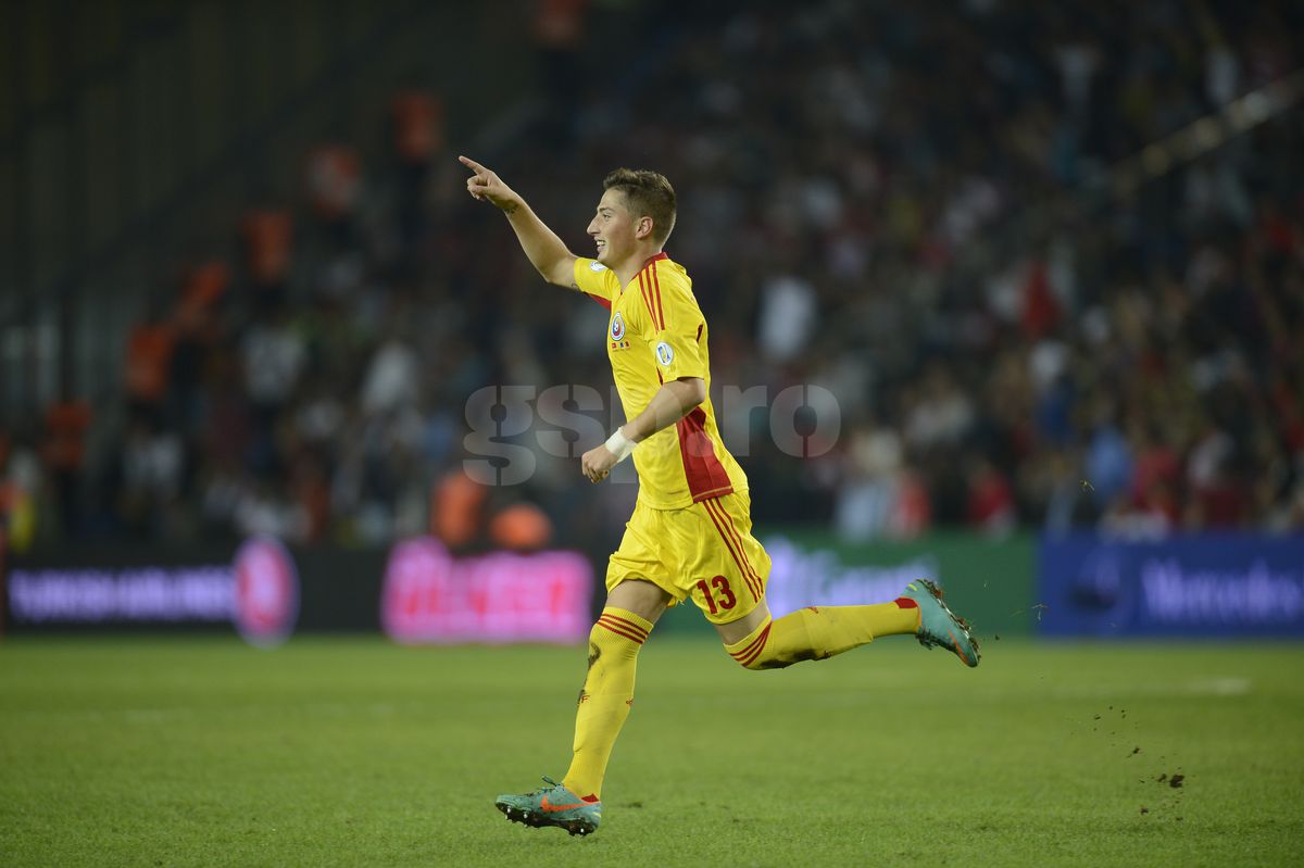 Gicu Grozav, gol in Turcia - Romania 0-1