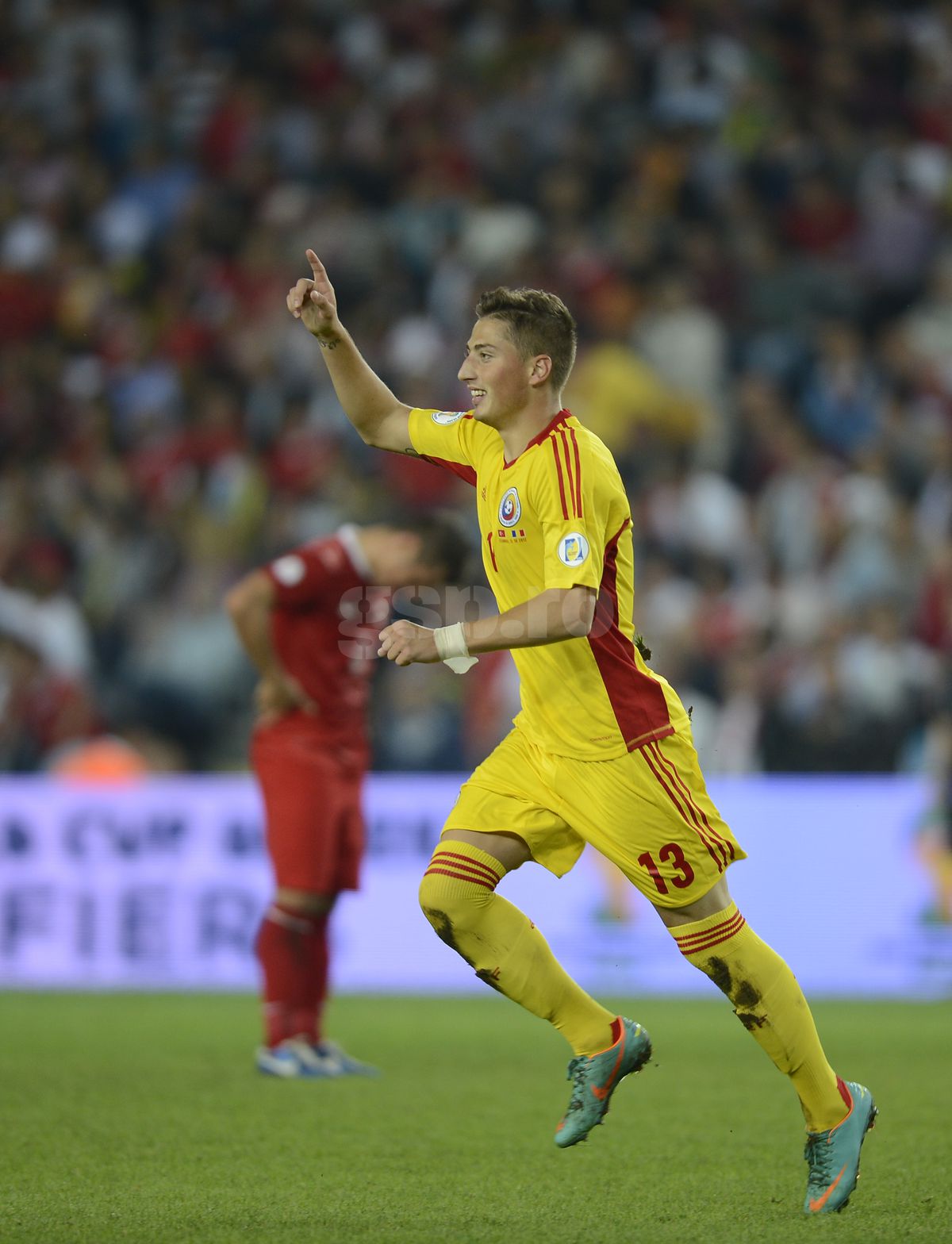 Gicu Grozav, gol in Turcia - Romania 0-1