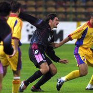 Imagini old-school cu Giani Kiriță în tricoul primei reprezentative / Sursă foto: Arhivă Gazeta Sporturilor