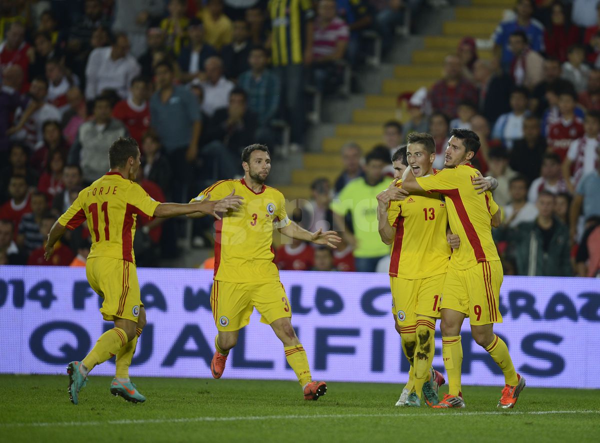 Gicu Grozav, gol in Turcia - Romania 0-1