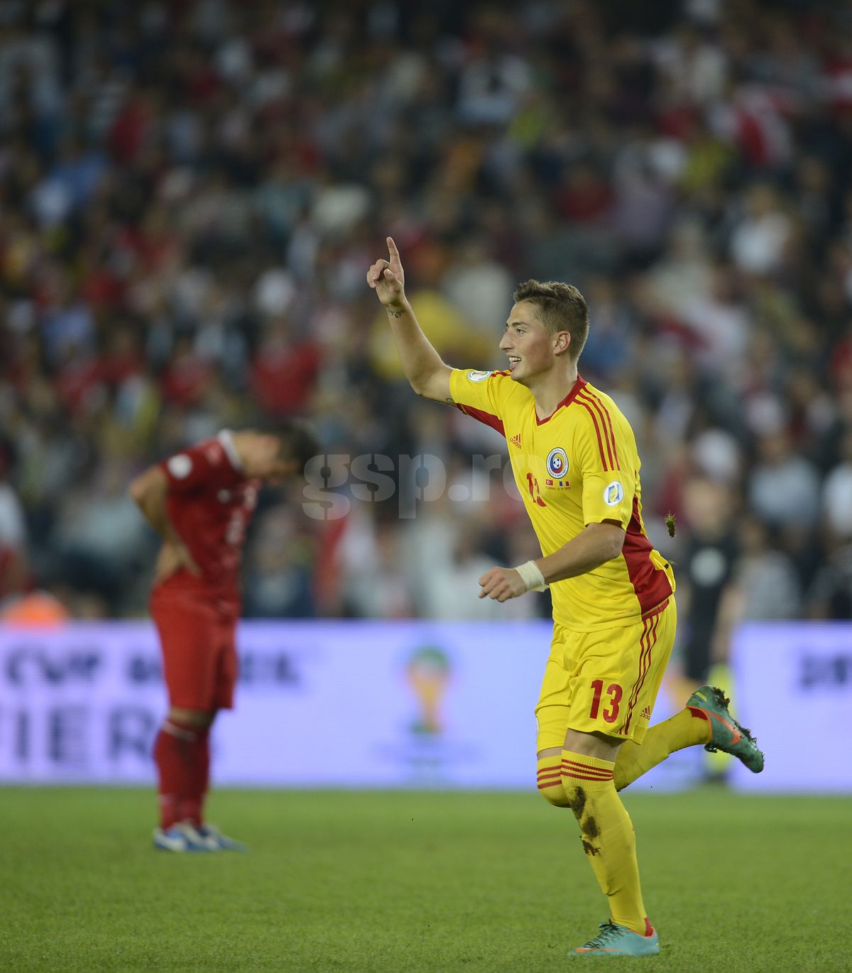 Gicu Grozav, gol in Turcia - Romania 0-1