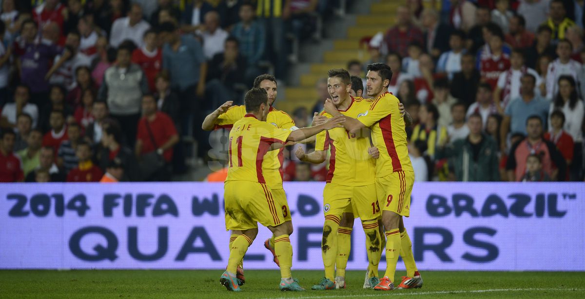 Gicu Grozav, gol in Turcia - Romania 0-1