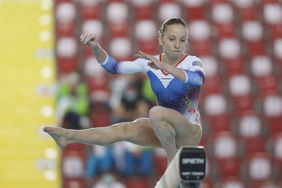 FOTO Ana Maria Bărbosu, noua speranță a gimnasticii românești: 6 medalii de aur la Campionatele Europene