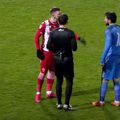 Cristi Tănase (33 de ani) a avut două intrări dure în prima repriză a partidei dintre Academica Clinceni și Dinamo.