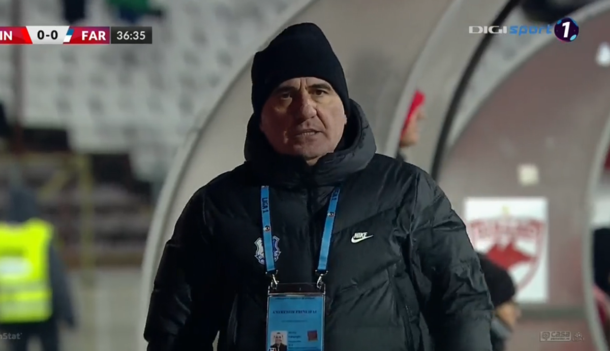Hagi a certat un cameraman în timpul meciului: „Hai, mă, nu mă mai filma!” » Reacția televiziunii