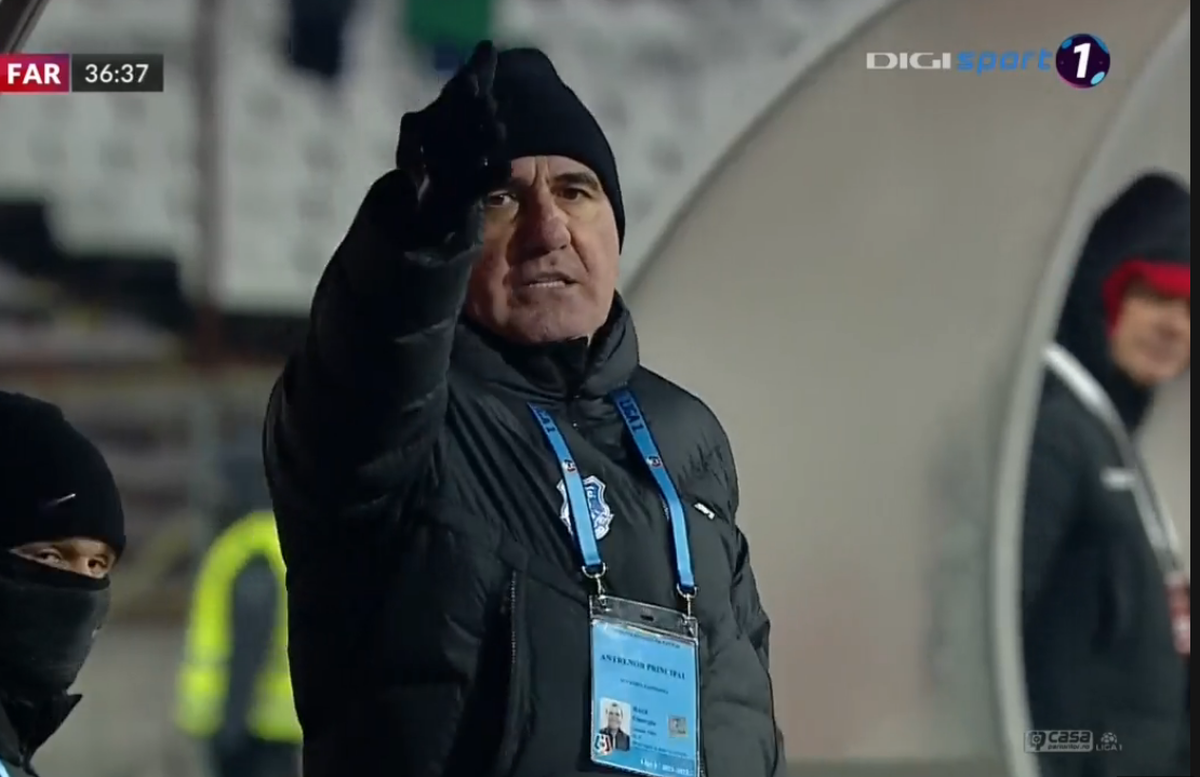 Hagi a certat un cameraman în timpul meciului: „Hai, mă, nu mă mai filma!” » Reacția televiziunii