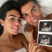 5. Cristiano Ronaldo și Georginia anunțând că vor avea gemeni - 32,6 milioane