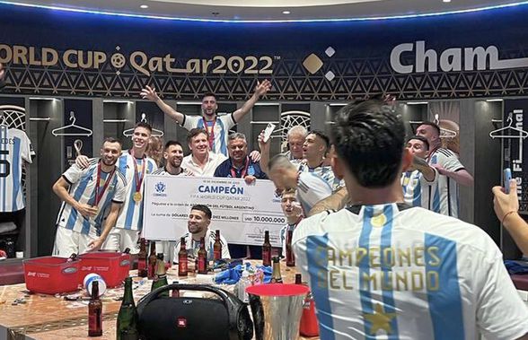 „Cât? Cât?” » Messi a dansat cu cecul uriaș adus în vestiar! Suma totală încasată de Argentina după Mondial