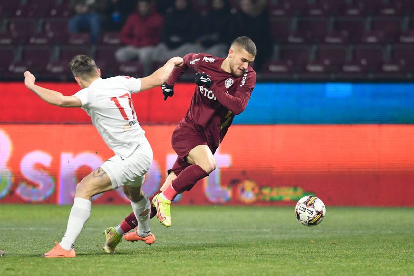 VIDEO, CFR Cluj - Hermannstadt 3-2. Formația din Gruia a fost condusă la  două goluri, dar a revenit! Deac, printre marcatori, SuperLiga
